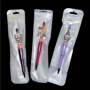 Set of 3 handcrafted pens